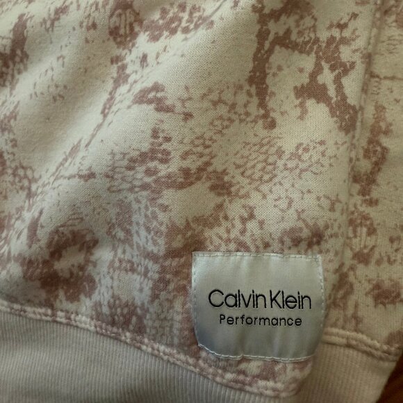 CALVIN KLEIN PERFORMANCE- PINK SNAKE PRINT- MATCHING JOGGER & HOODIE SET - Picture 5 of 5